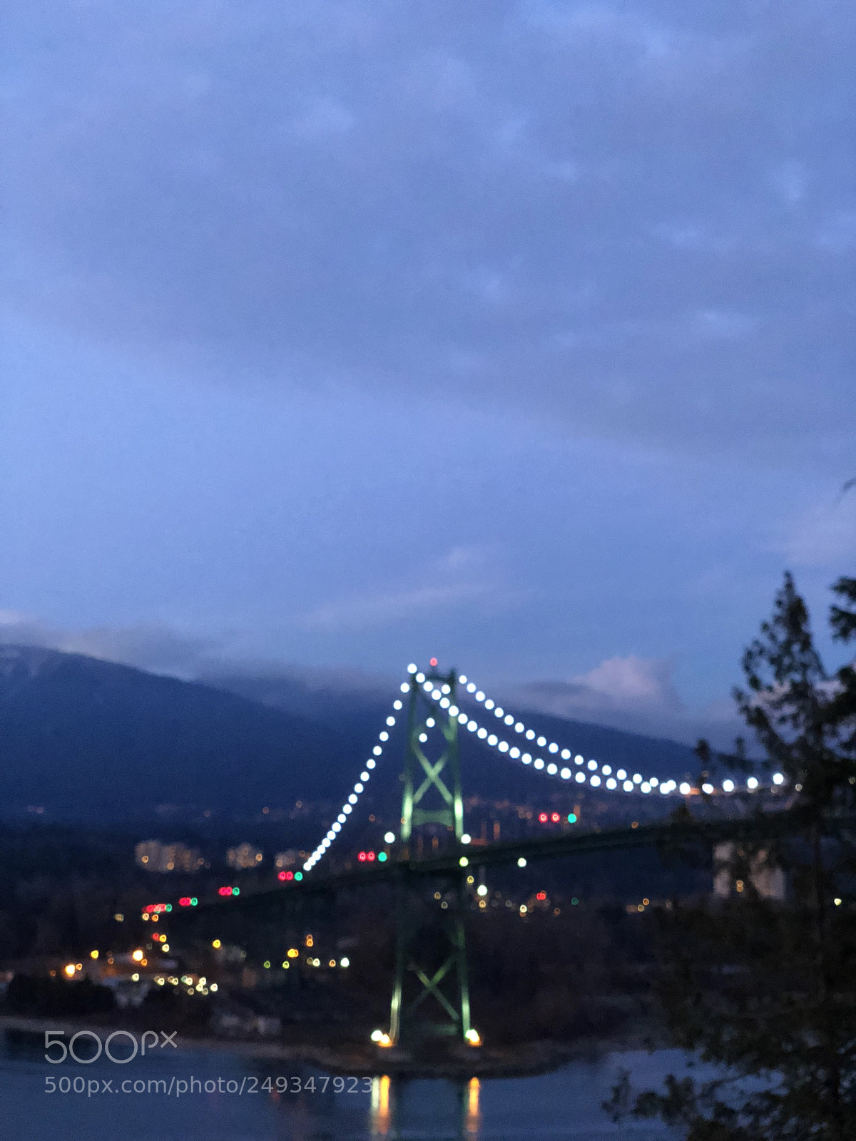 Apple iPhone X sample photo. Lions gate bridge photography