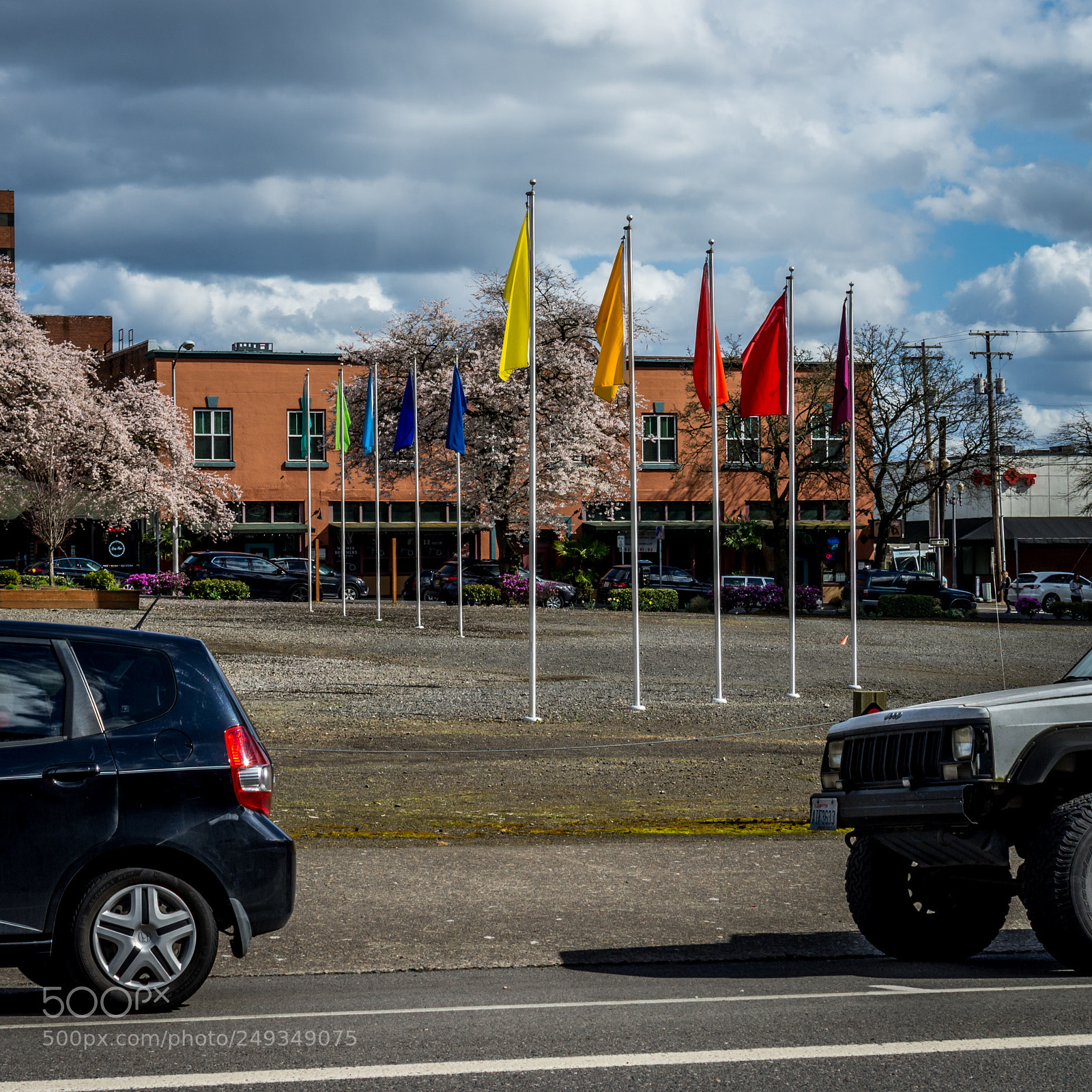 Nikon D7100 sample photo. Flag lot photography