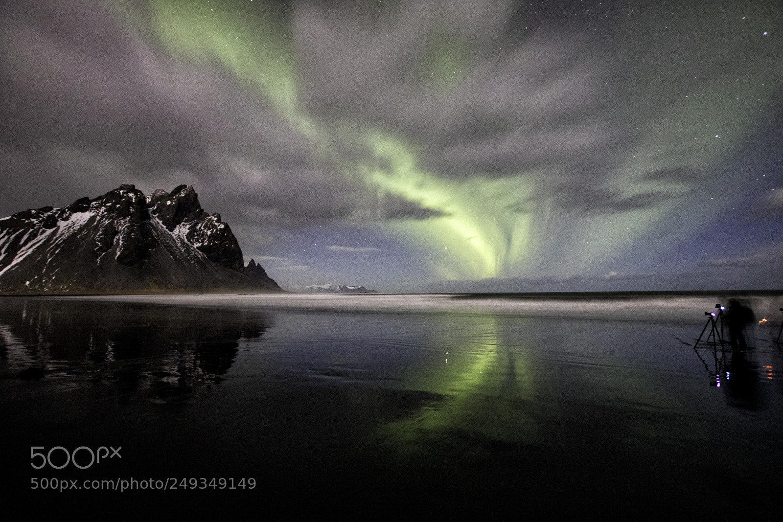 Canon EOS 760D (EOS Rebel T6s / EOS 8000D) sample photo. Aurora at stokksnes photography