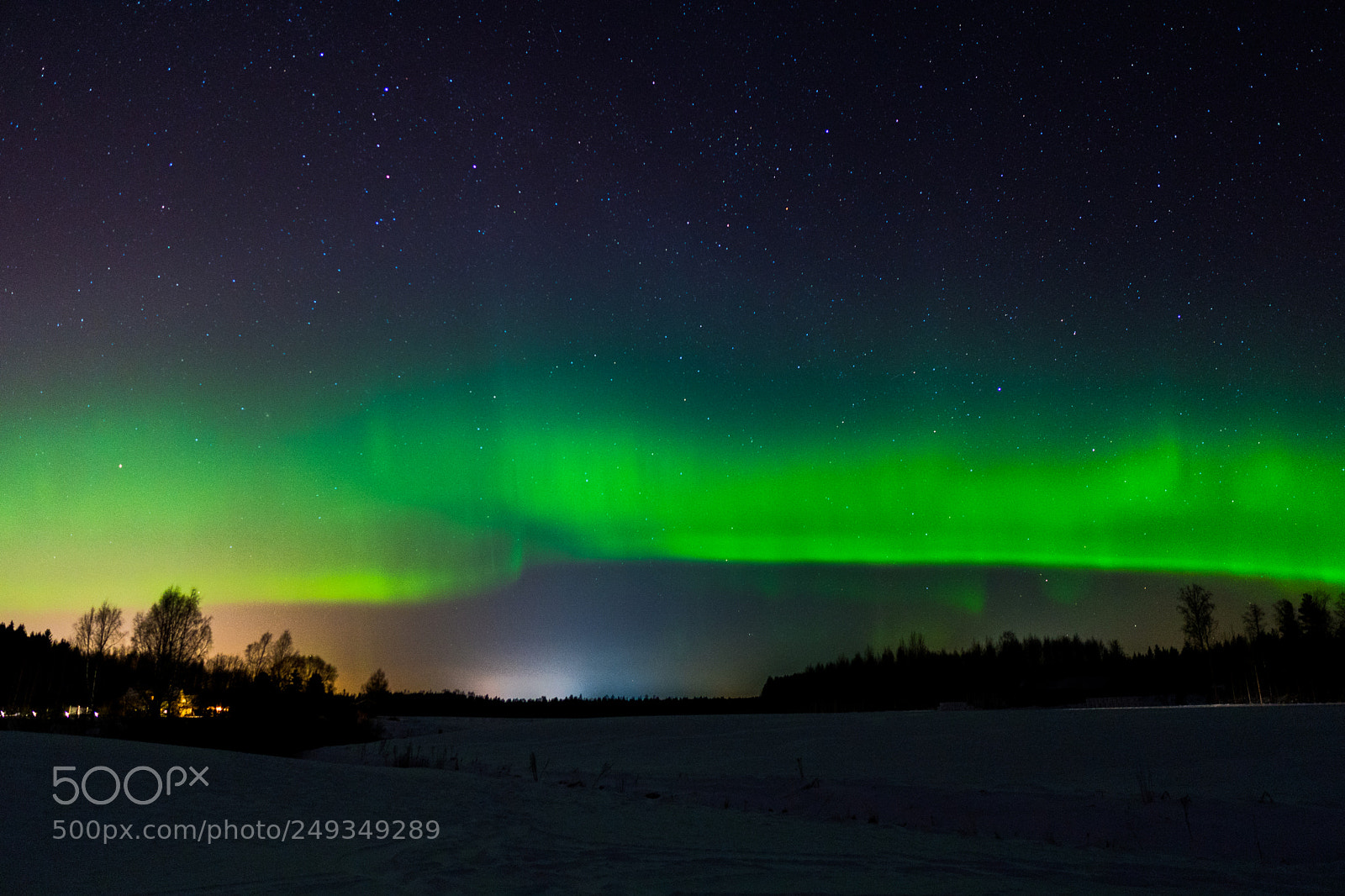Sony a6500 sample photo. Aurora borealis photography