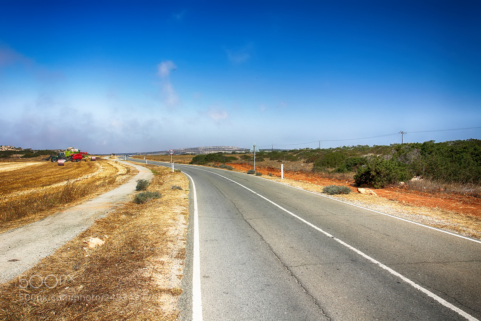Canon EOS 60D sample photo. Road along the field photography