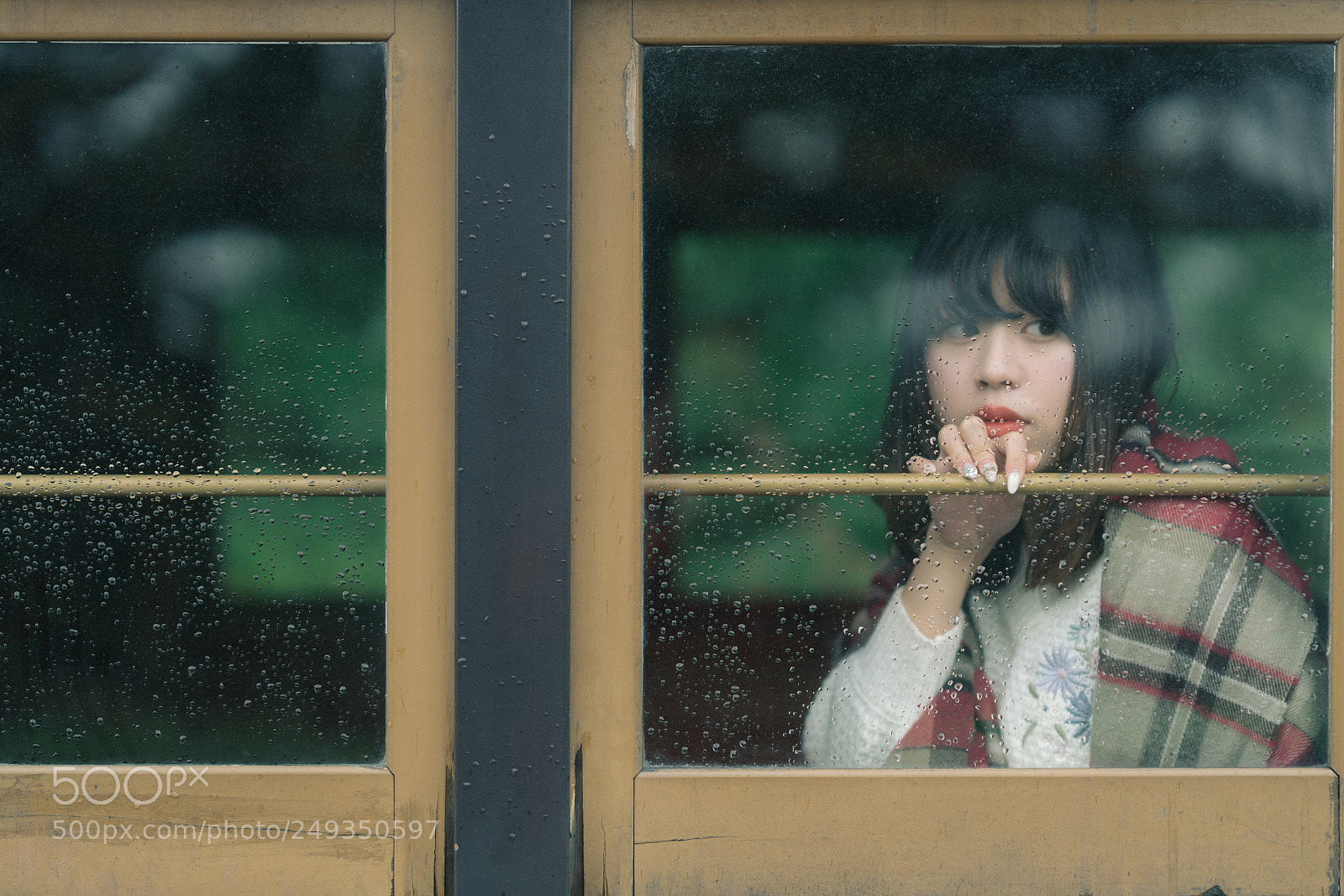 Sony a9 sample photo. Rain train photography