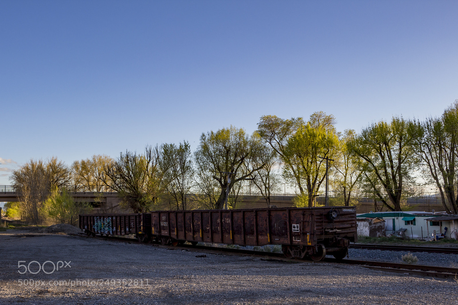 Canon EOS 100D (EOS Rebel SL1 / EOS Kiss X7) sample photo. Abandoned train cars photography