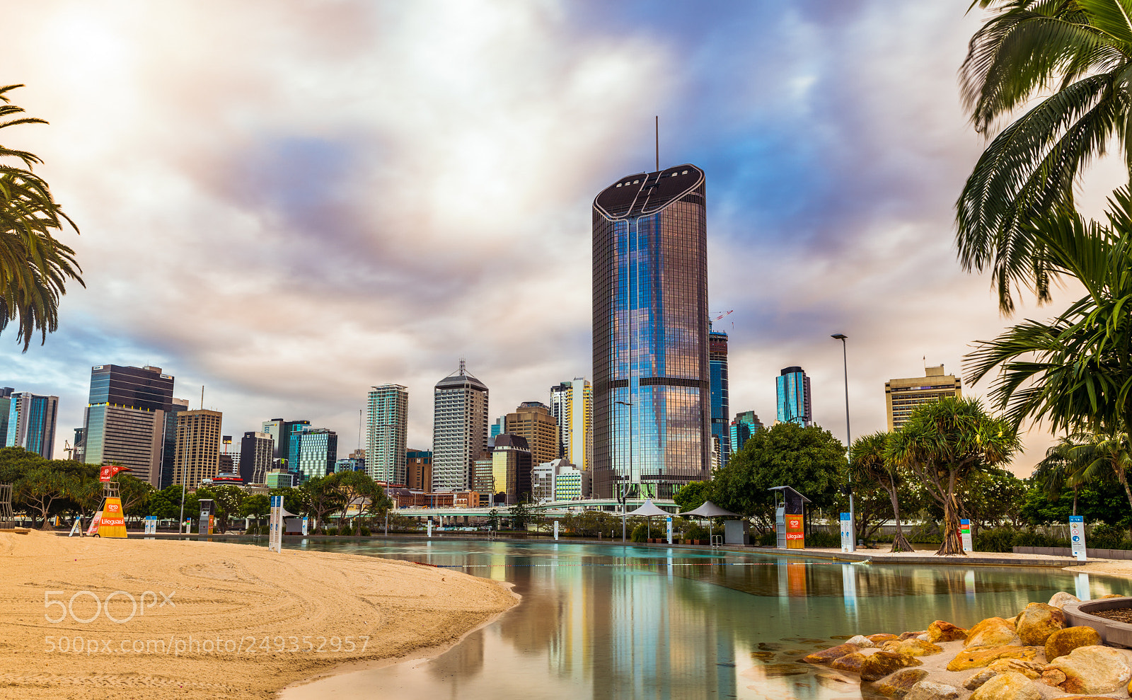 Nikon D850 sample photo. Southbank beach - brisbane photography