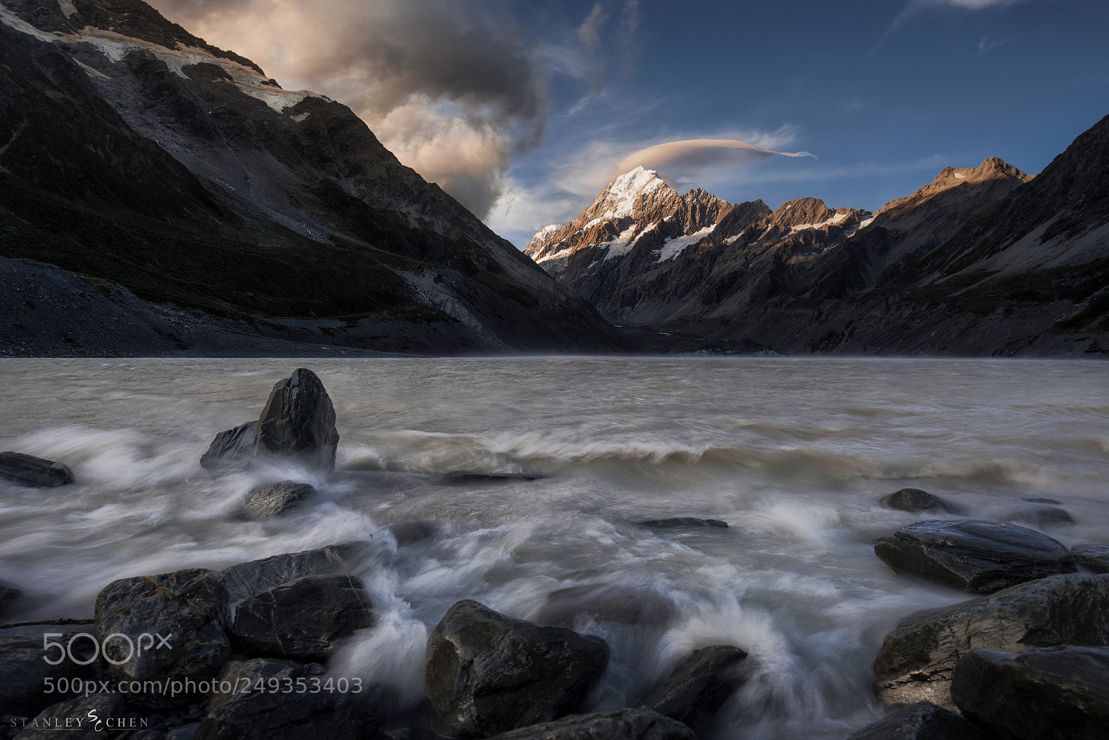 Nikon D800 sample photo. Whistling valley, mt.cook photography