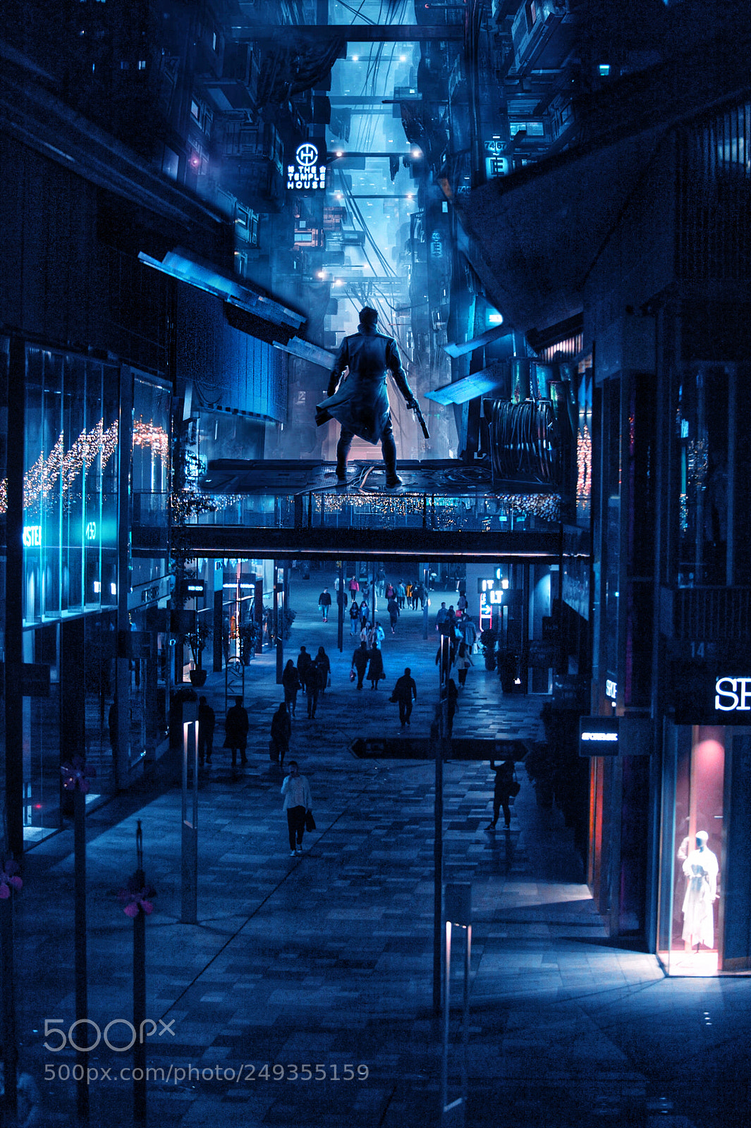 Nikon D3 sample photo. Cyberpunk·成都·太古里 photography