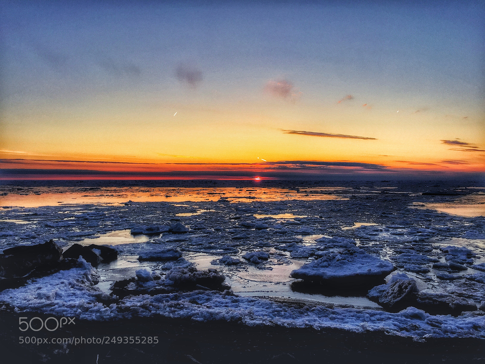Apple iPhone 6 Plus sample photo. Winter sunset photography