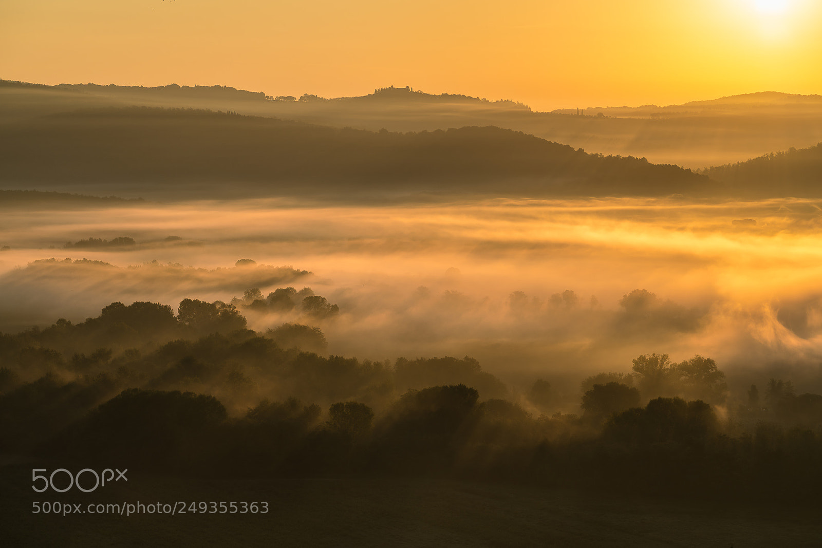 Sony a7R II sample photo. Sunrise over the hills photography