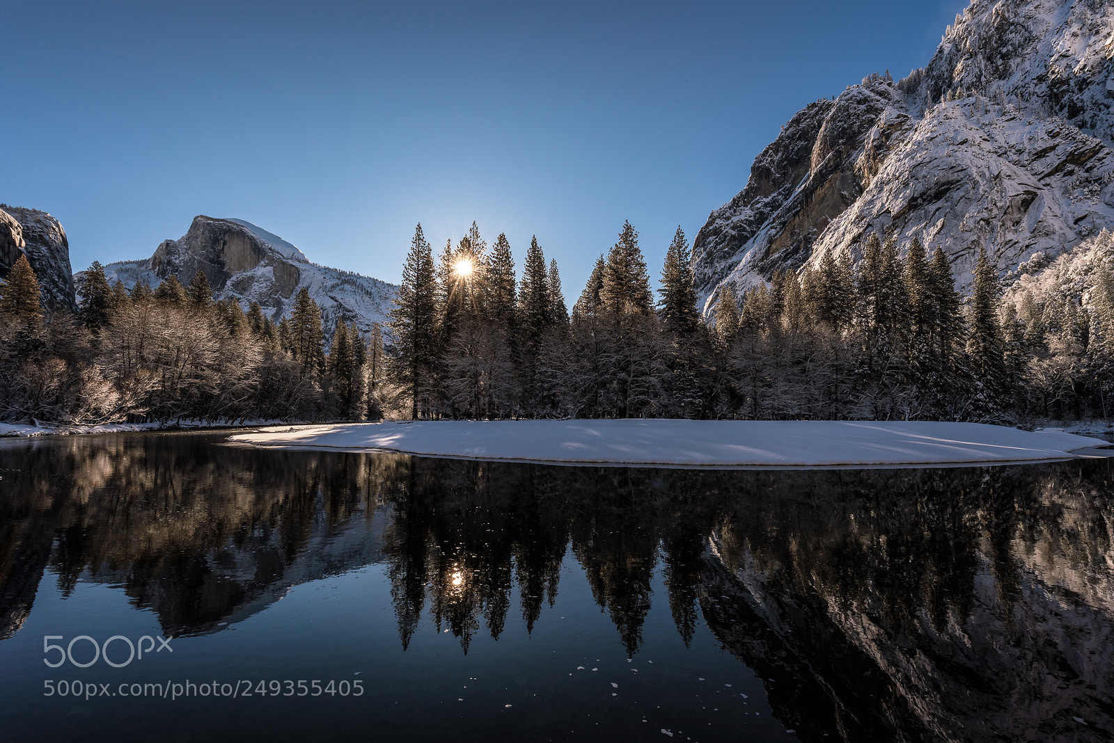 Nikon D810 sample photo. Half dom reflection ii photography