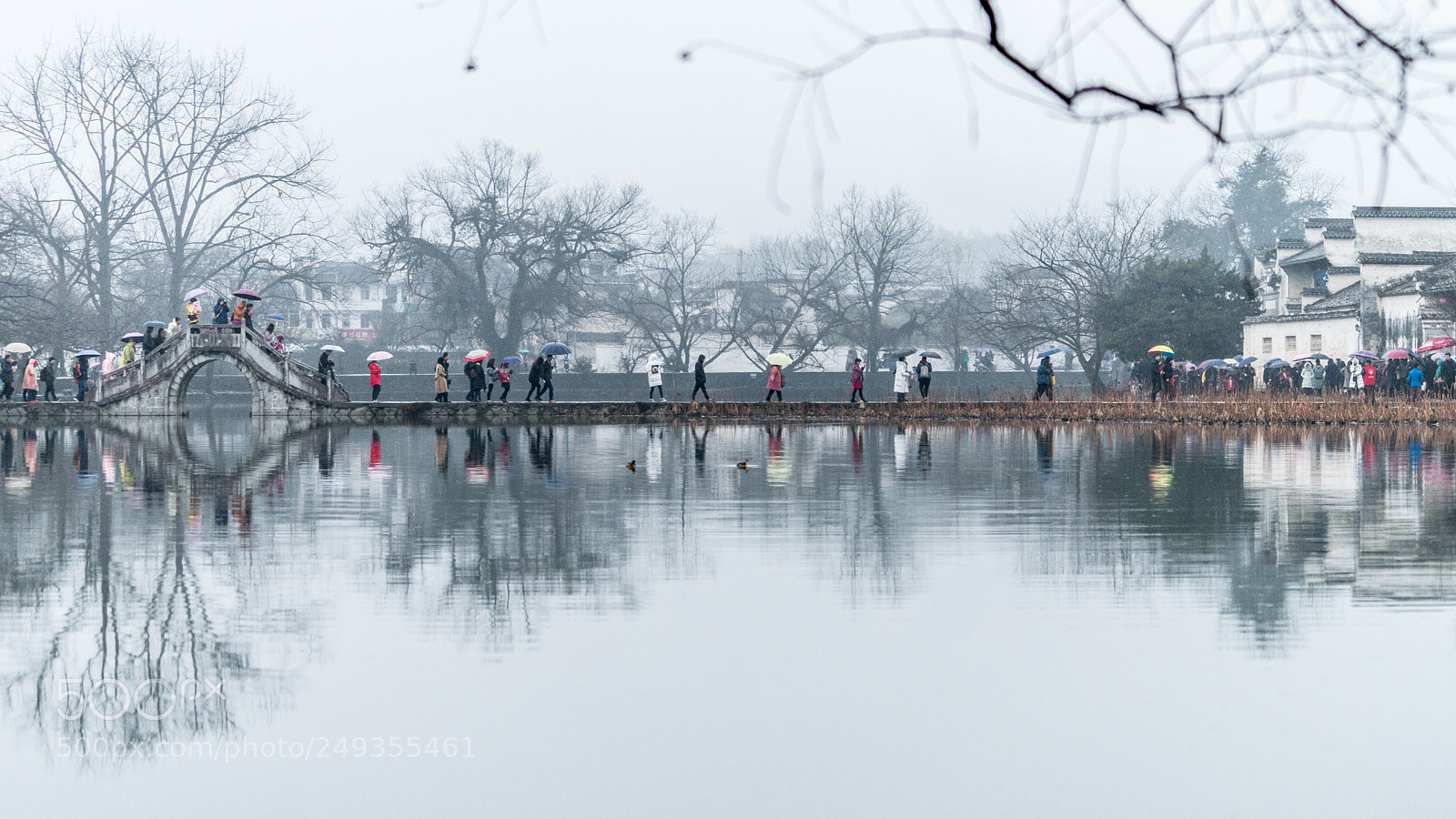 Sony a7 II sample photo. 烟雨宏村 photography