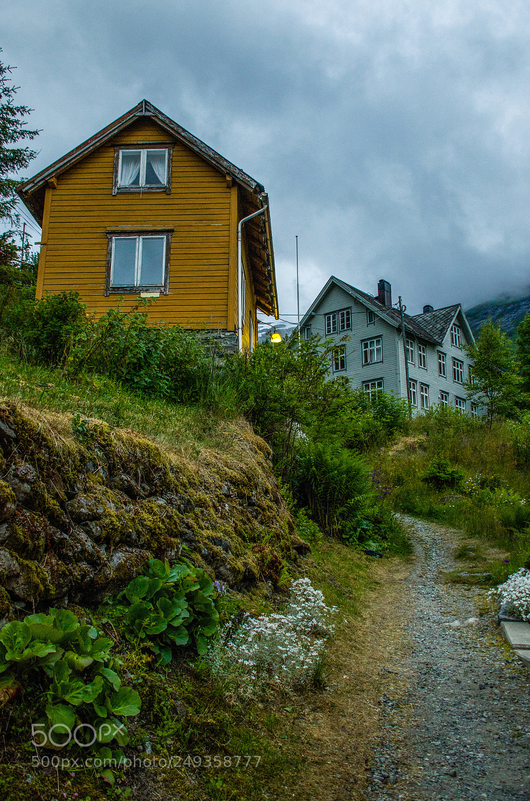 Nikon D7000 sample photo. Village path photography