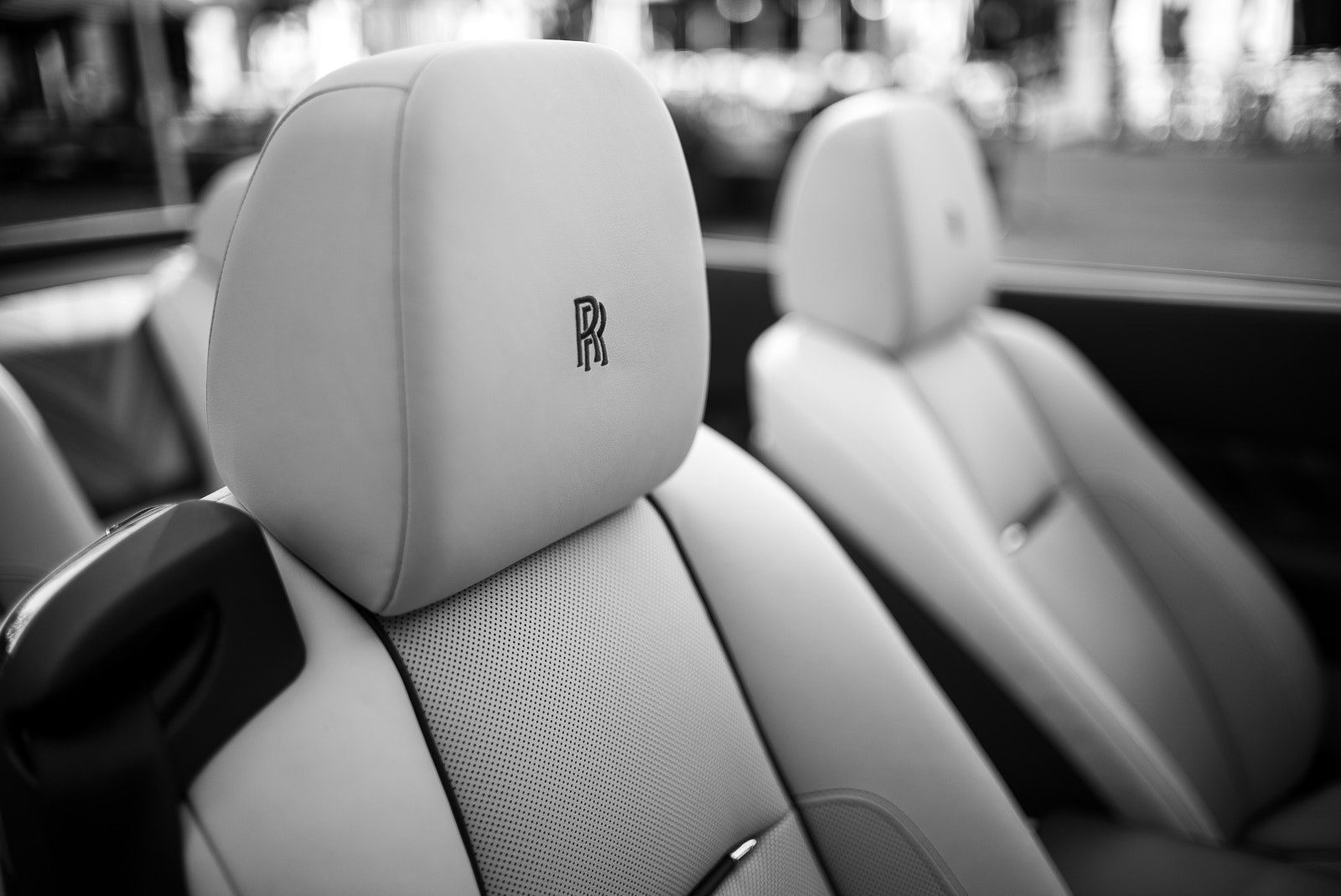 Leica M Monochrom (Typ 246) sample photo. Rolls-royce, headrest photography