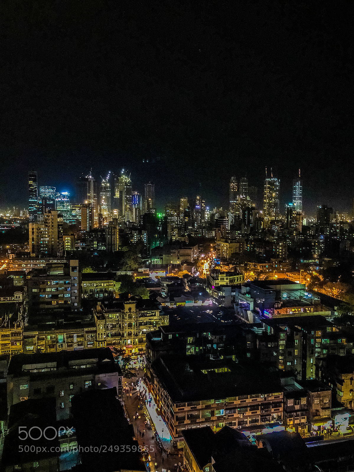 Apple iPhone 8 sample photo. Rooftopping and night lights photography