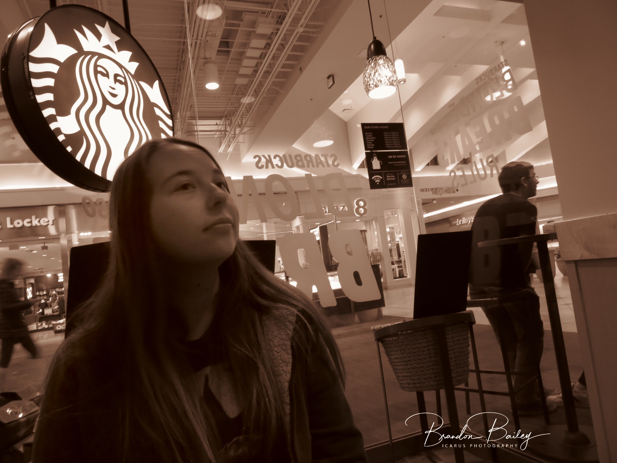 Canon PowerShot SX730 HS sample photo. Girl in the coffee shop photography