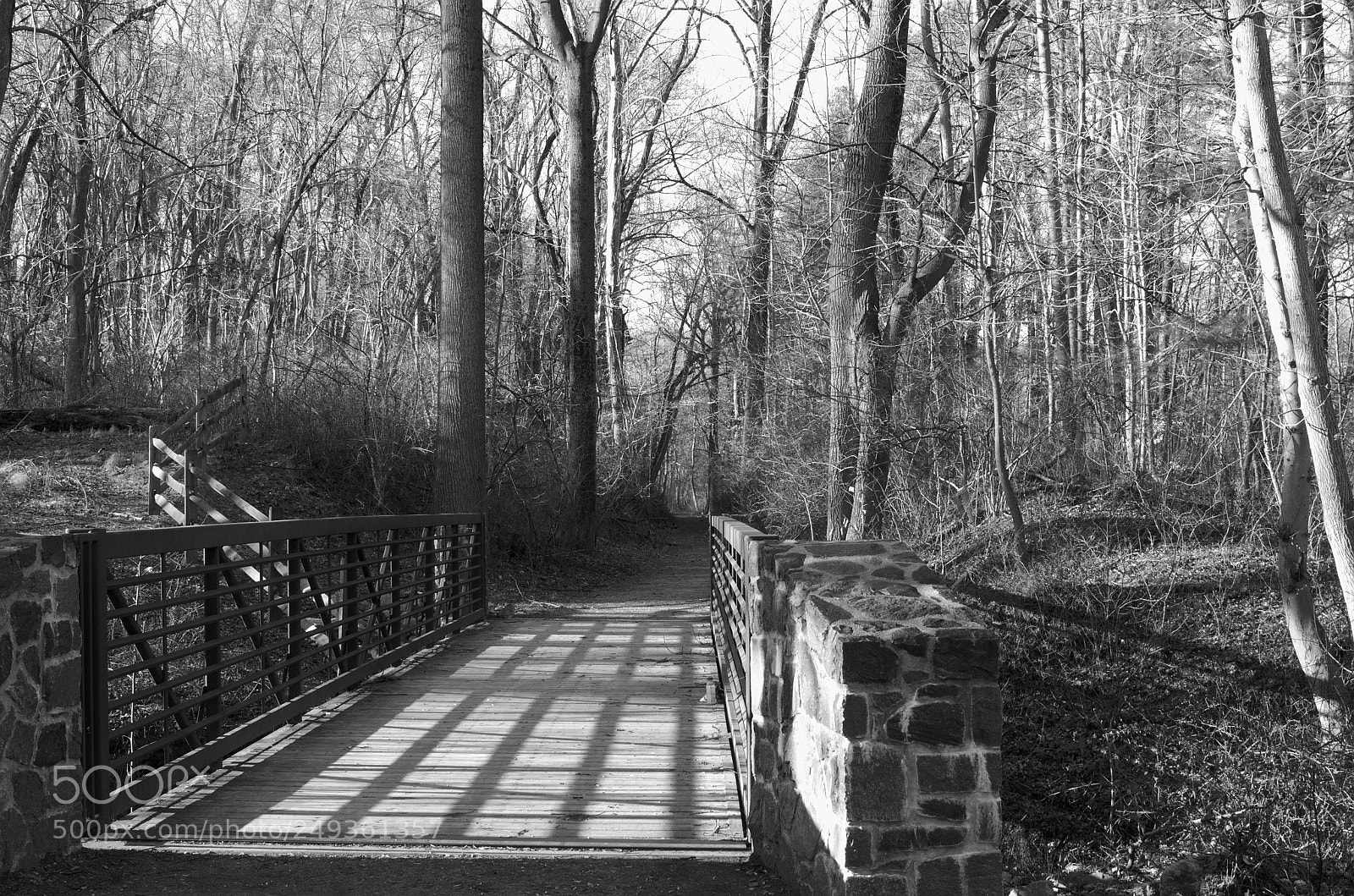 Pentax K-5 sample photo. Winter bridge photography