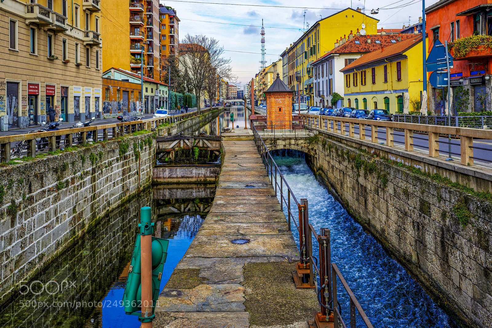 Nikon D800 sample photo. Along the naviglio grande photography