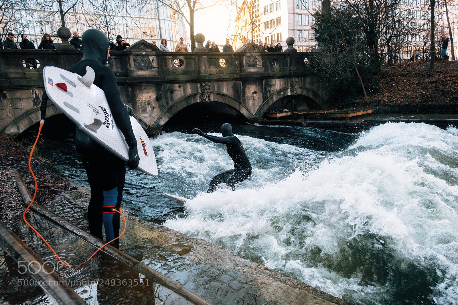 Fujifilm X-T2 sample photo. Surfing in winter in photography