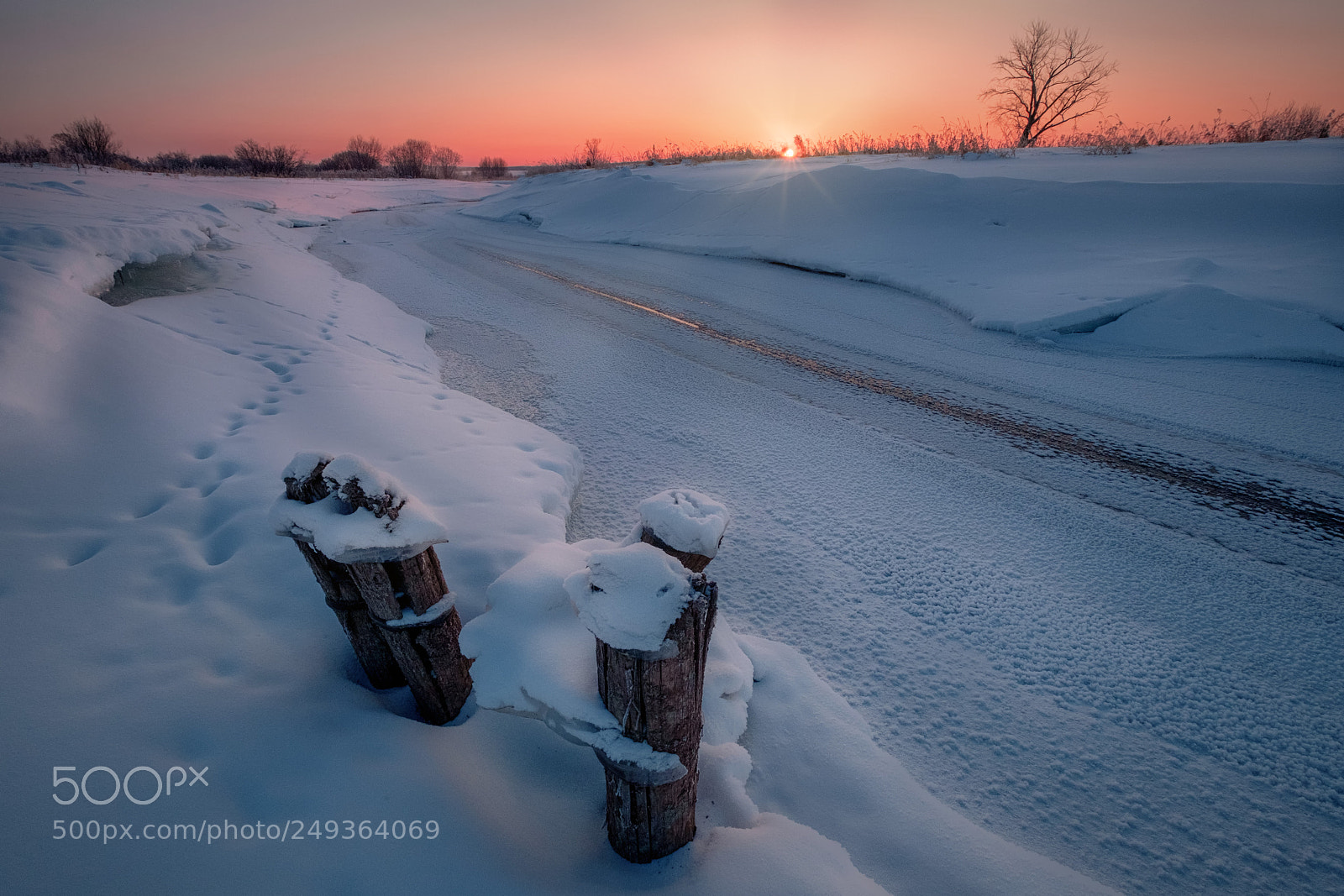 Fujifilm X-T20 sample photo. Usolka river in february photography
