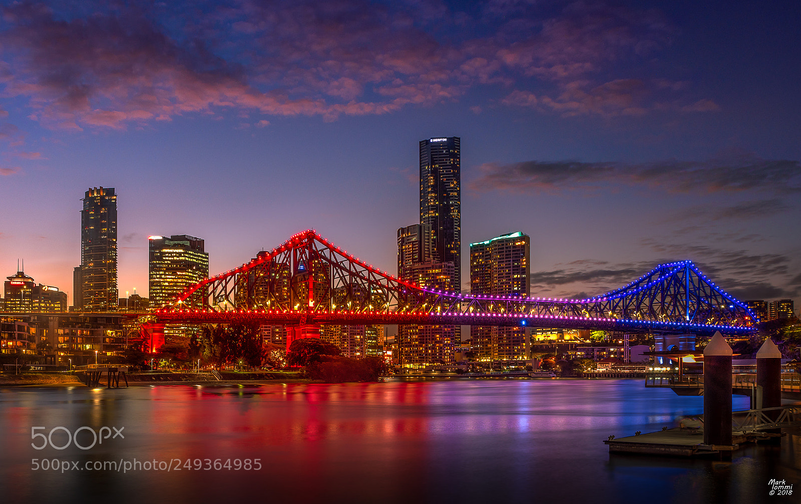 Pentax K-1 sample photo. Brisbane dusk photography