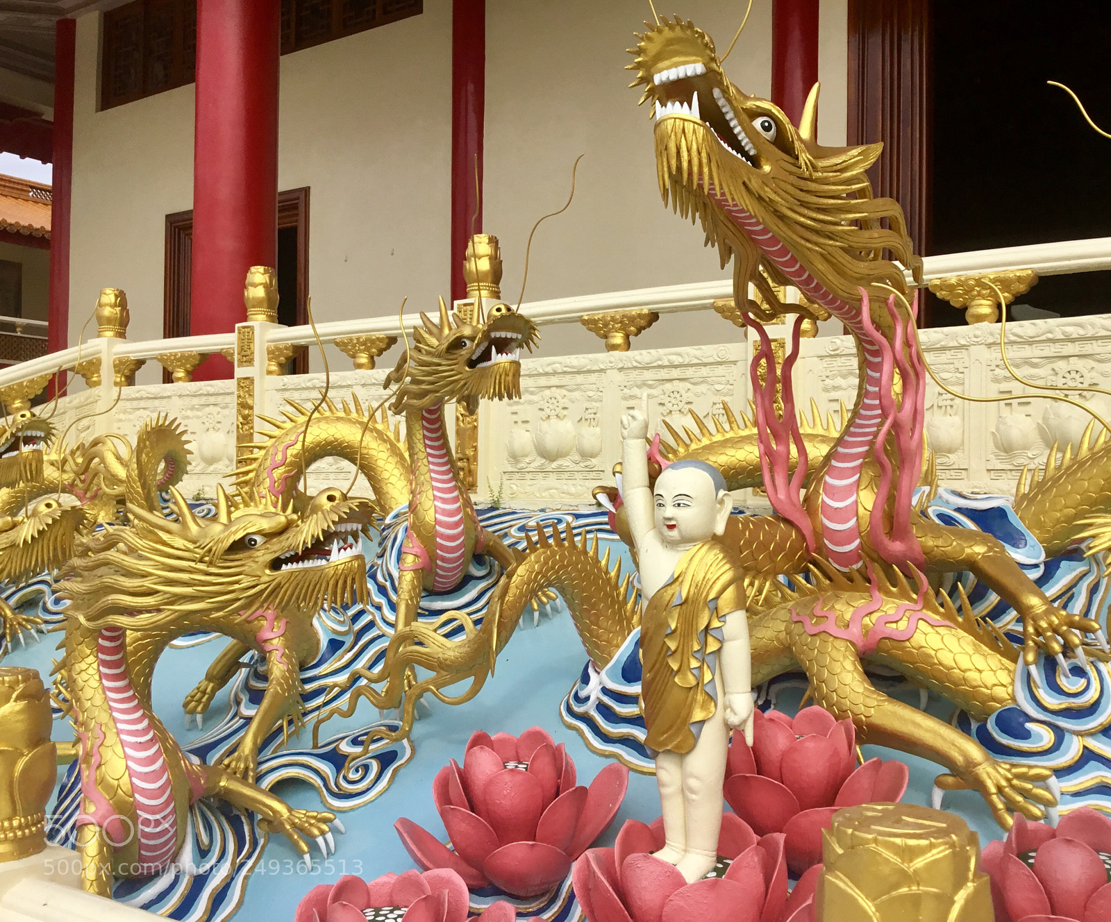 Apple iPad sample photo. Child buddha and the photography