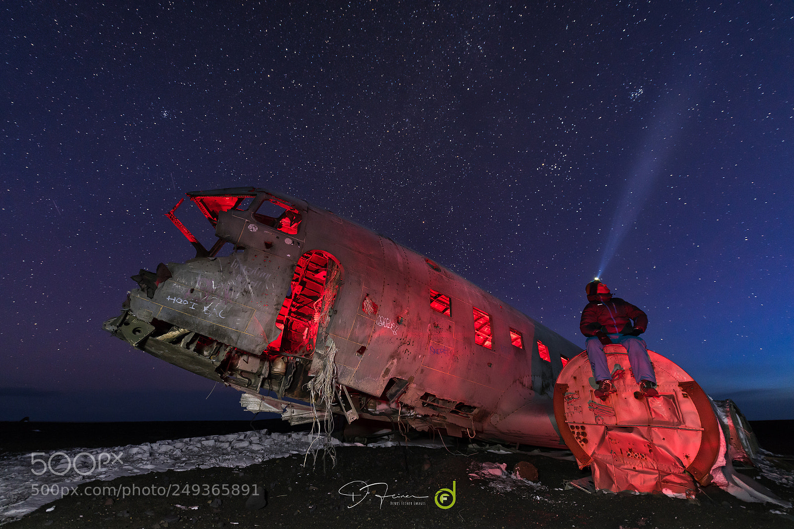 Nikon D850 sample photo. Lightpainting at the wreck photography