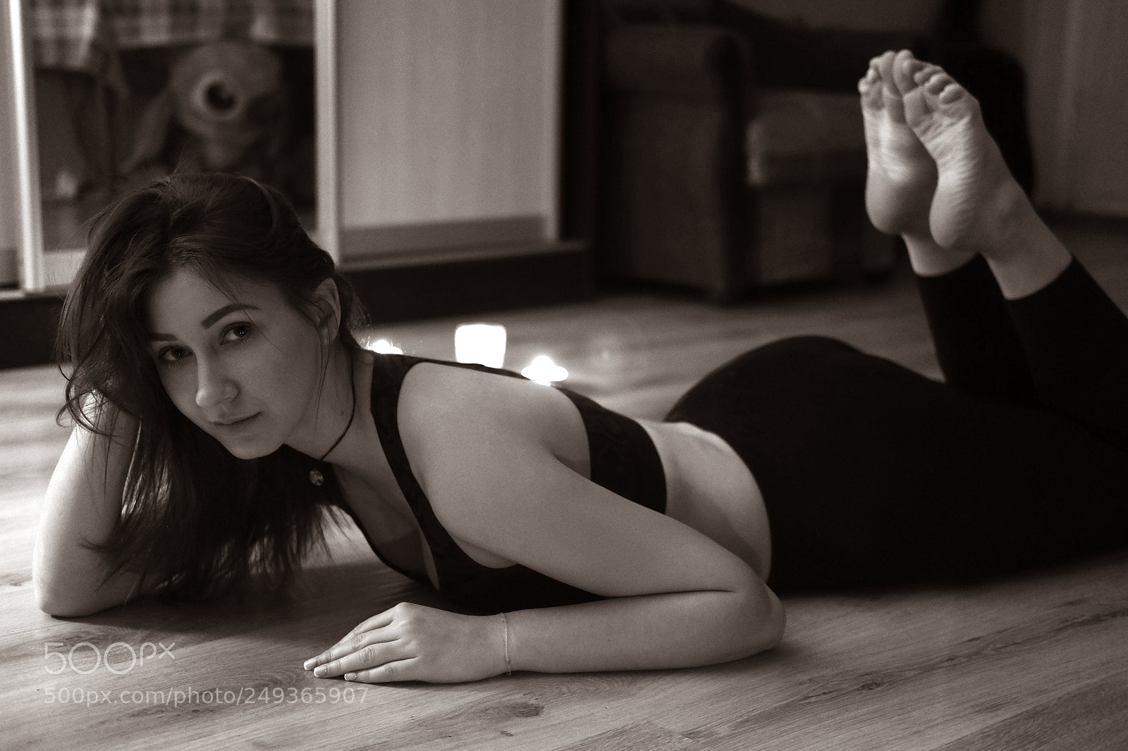 Fujifilm X-Pro1 sample photo. Julia rests after fitness photography