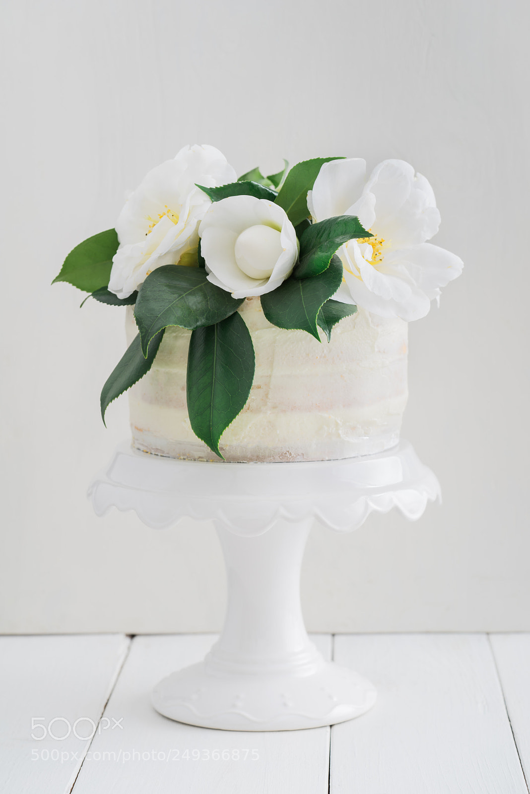 Sony a7R sample photo. Naked wedding cake with photography