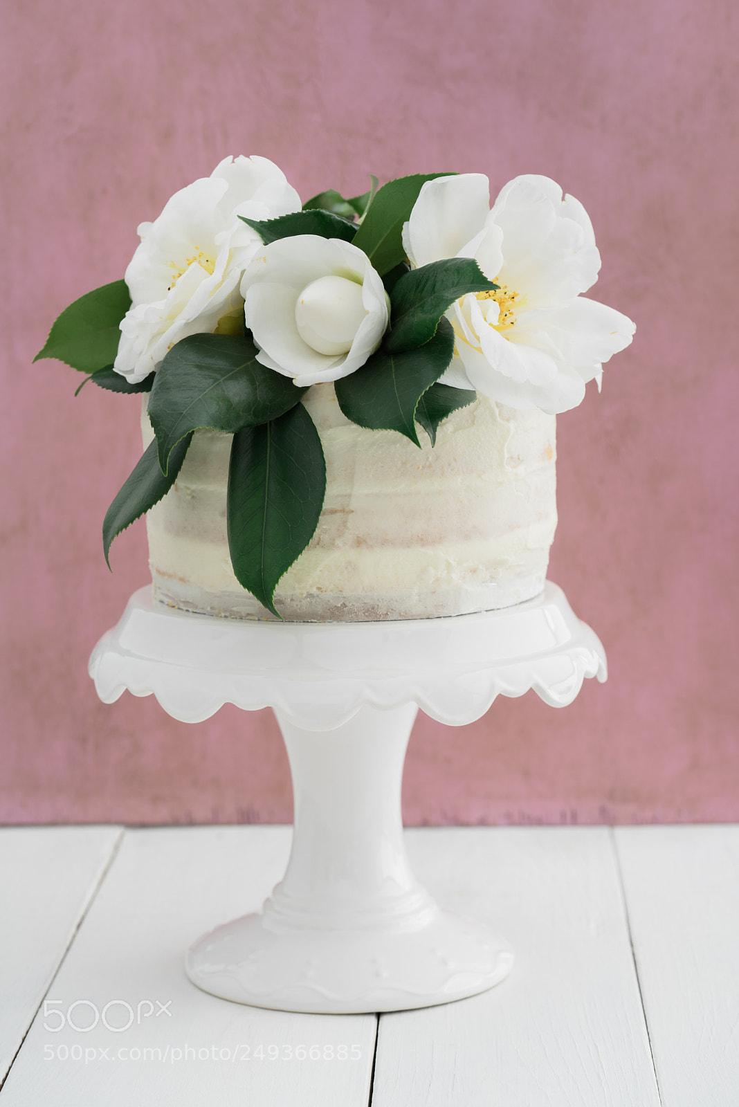 Sony a7R sample photo. Naked wedding cake with photography