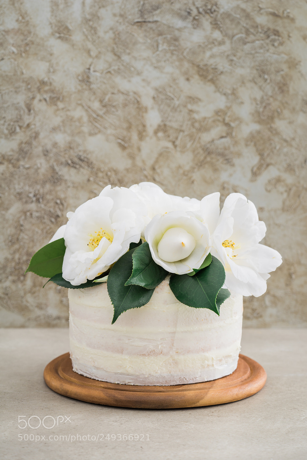 Sony a7R sample photo. Naked wedding cake with photography