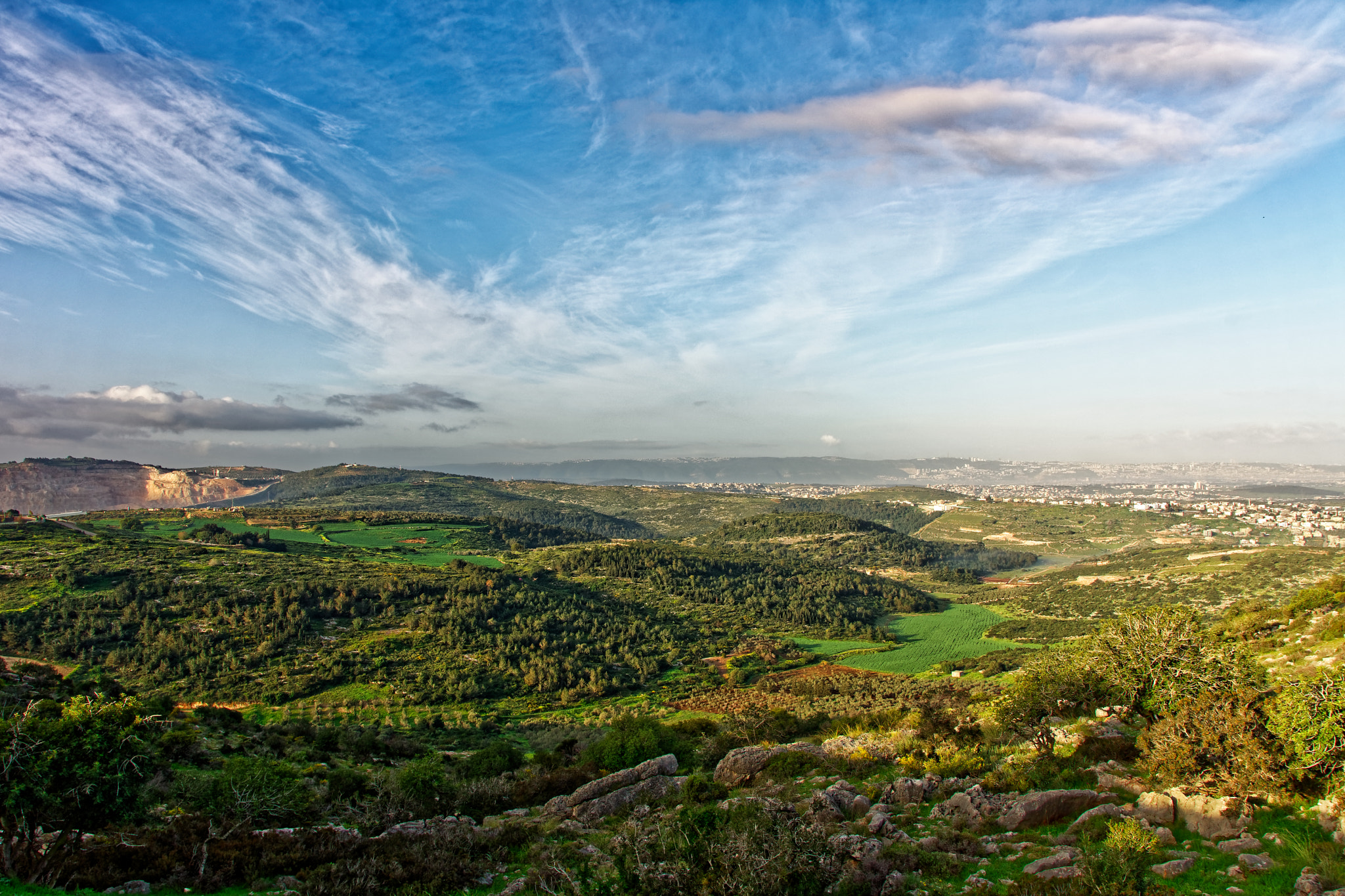 Nikon D7200 + Sigma 17-50mm F2.8 EX DC OS HSM sample photo. View of the fields from the high point photography