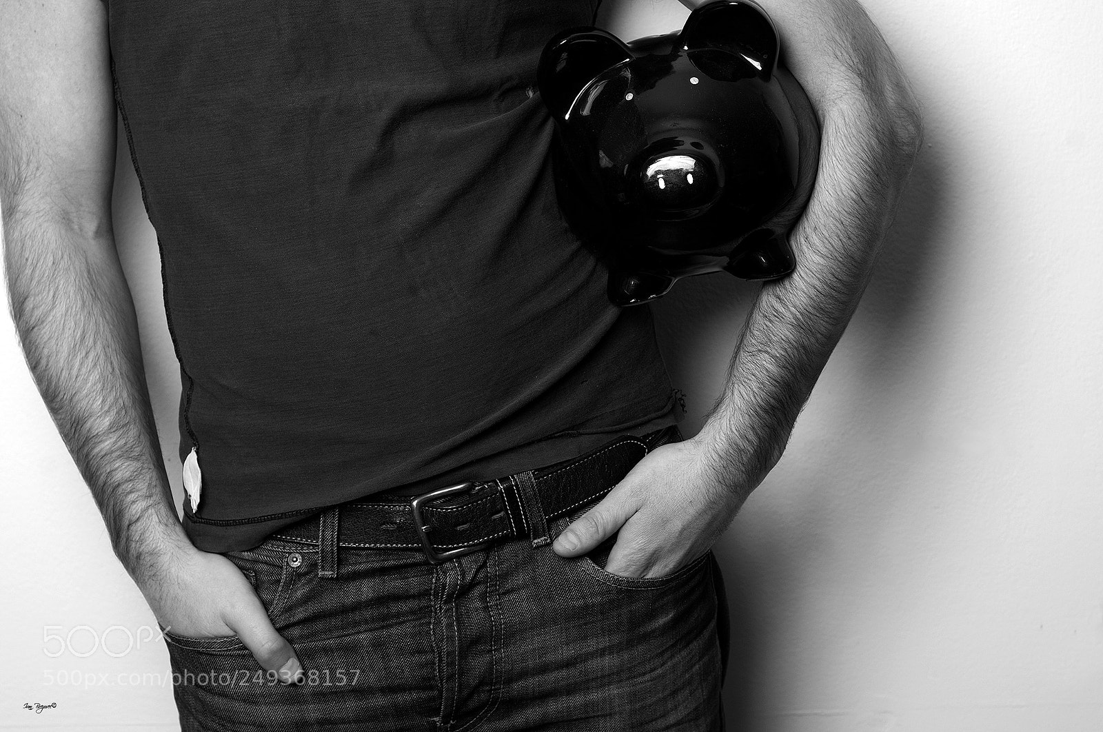 Nikon D2X sample photo. Piggy bank photography