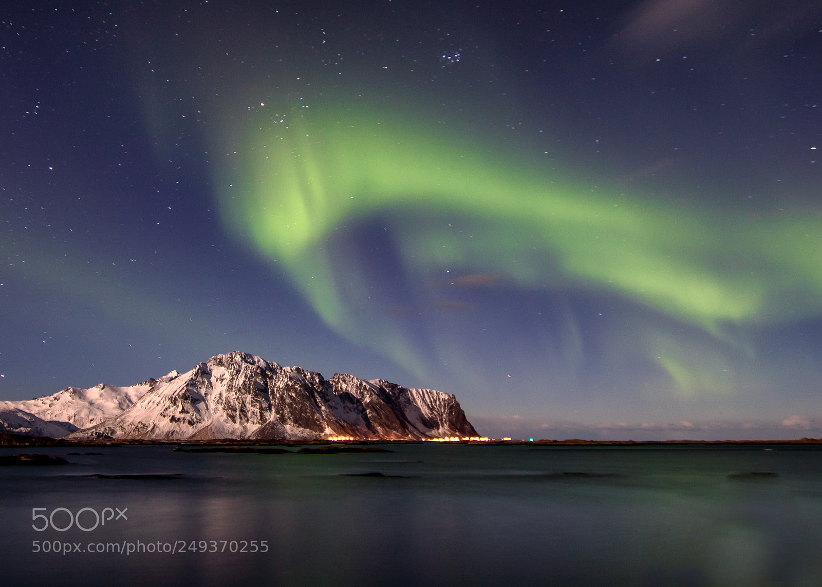 Canon EOS 7D Mark II sample photo. Aurora borealis lofoten norway photography