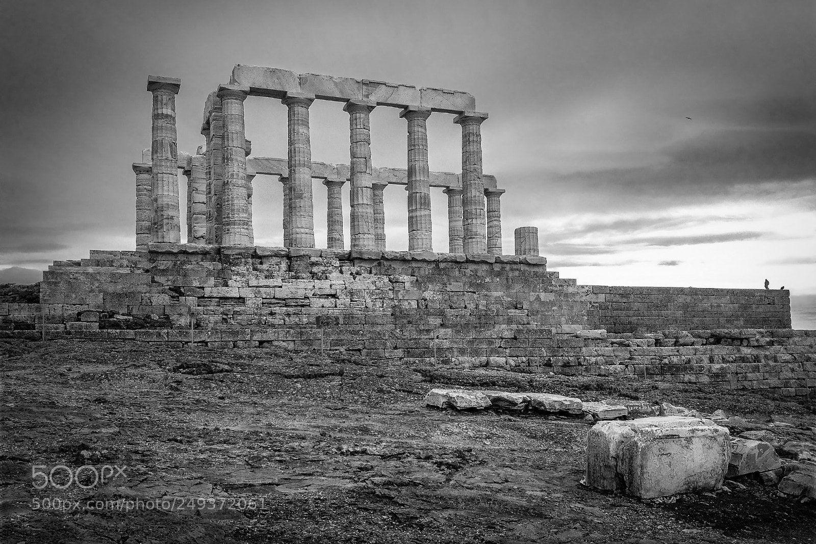 Apple iPhone 4S sample photo. Temple of poseidon photography