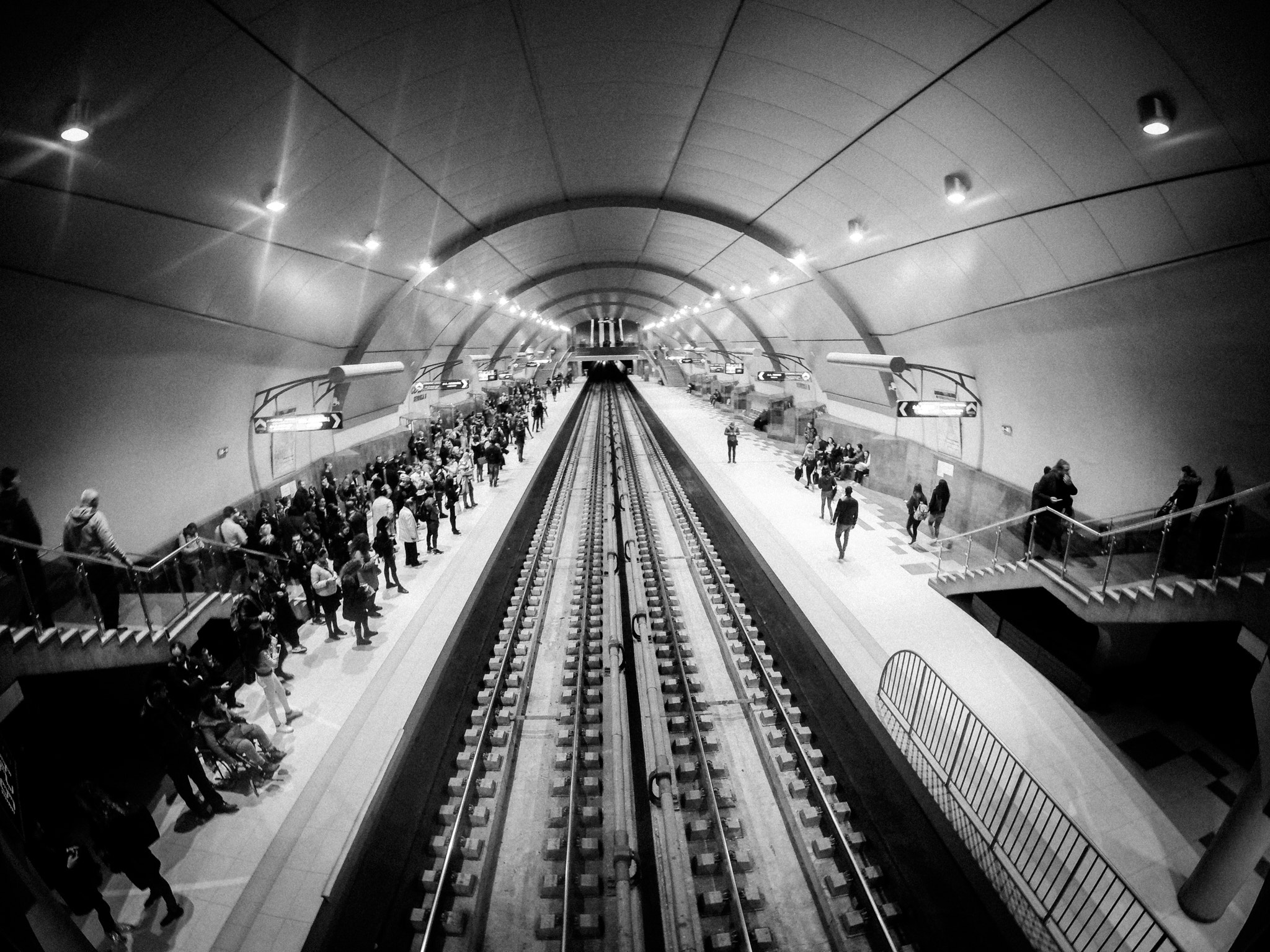 GoPro HERO4 Silver sample photo. Metro station, sofia bulgaria photography