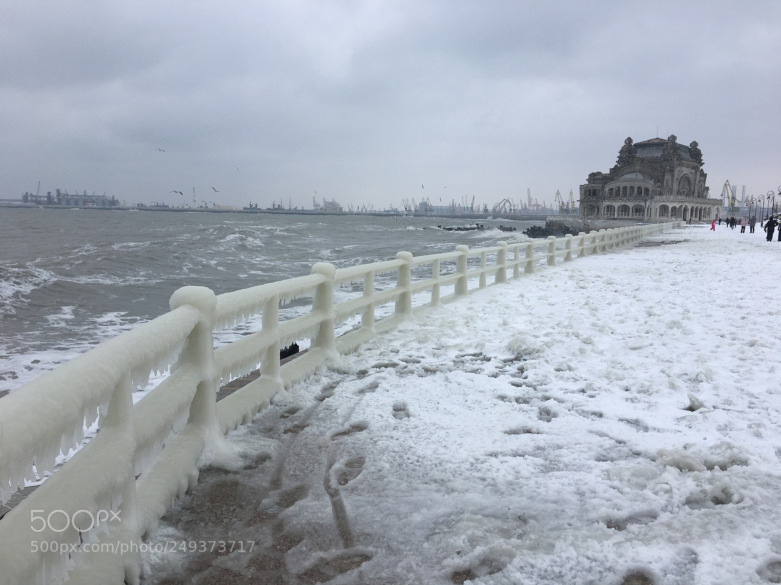 Apple iPhone 6s sample photo. Iced by the sea photography