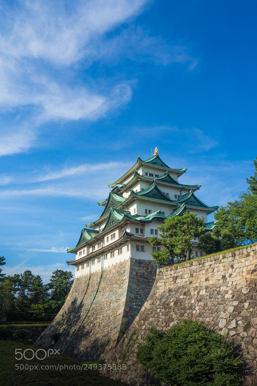 Olympus OM-D E-M10 sample photo. Nagoya castle photography