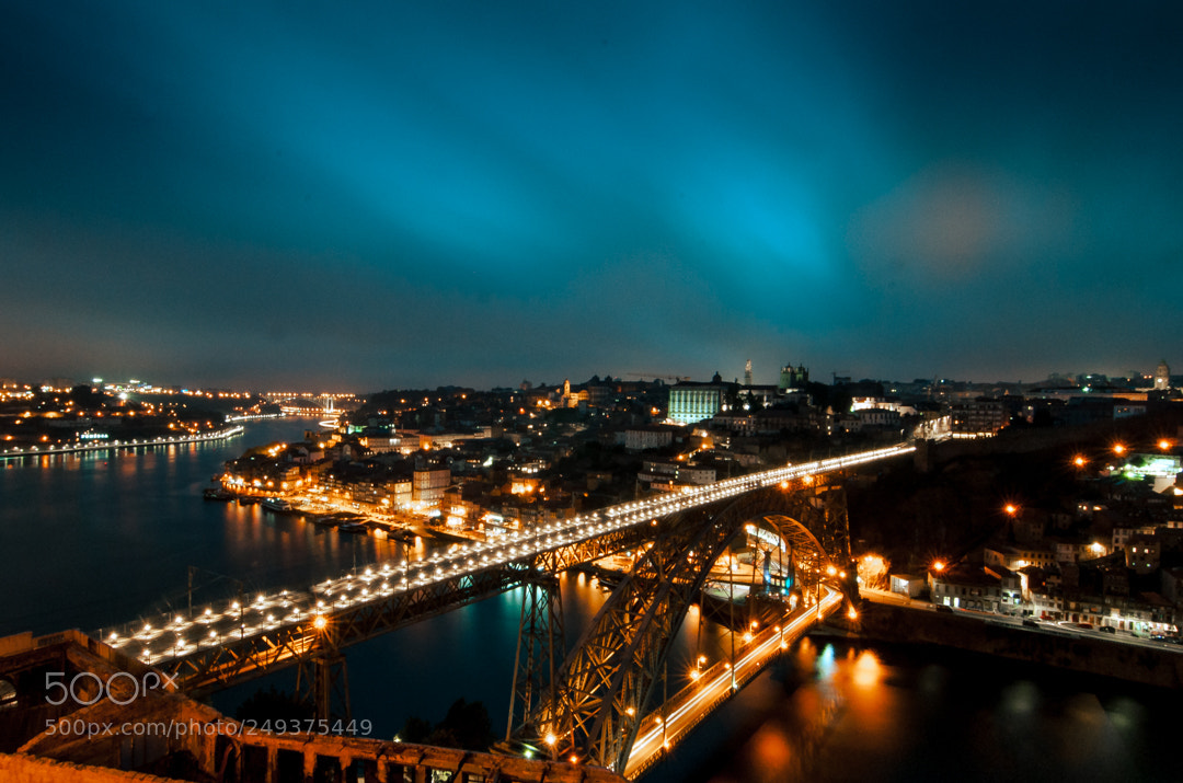Nikon D90 sample photo. Oporto. puente don lu photography