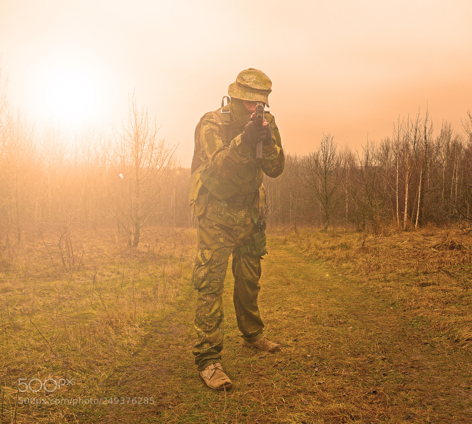 Nikon D5300 sample photo. Military man standing outdoors photography