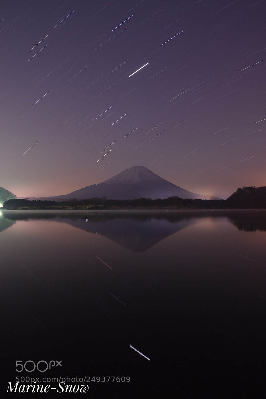 Nikon D7200 sample photo. Mt.fuji and star trajectory photography