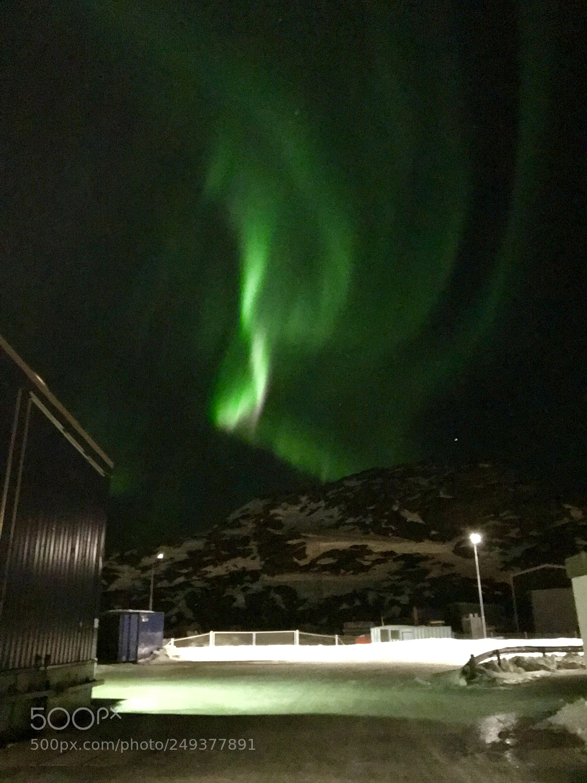 Apple iPhone 7 sample photo. Aurora borealis photography