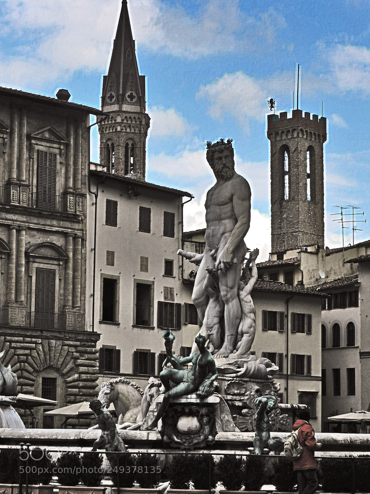 Nikon Coolpix P500 sample photo. Firenze piazza della signoria photography