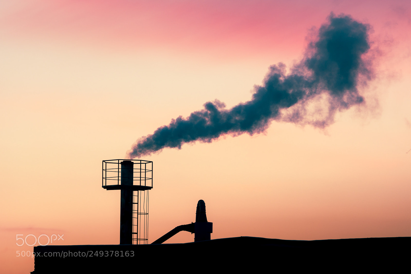 Nikon D5200 sample photo. Smokey sunset photography