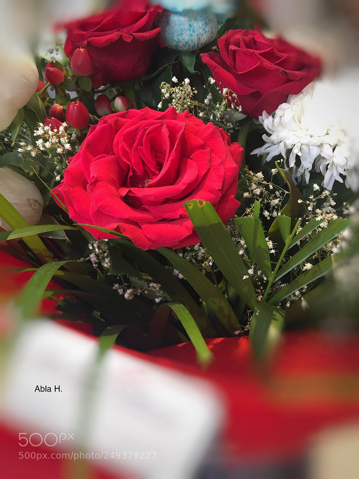 Apple iPhone 6s Plus sample photo. Flowers from bakery photography