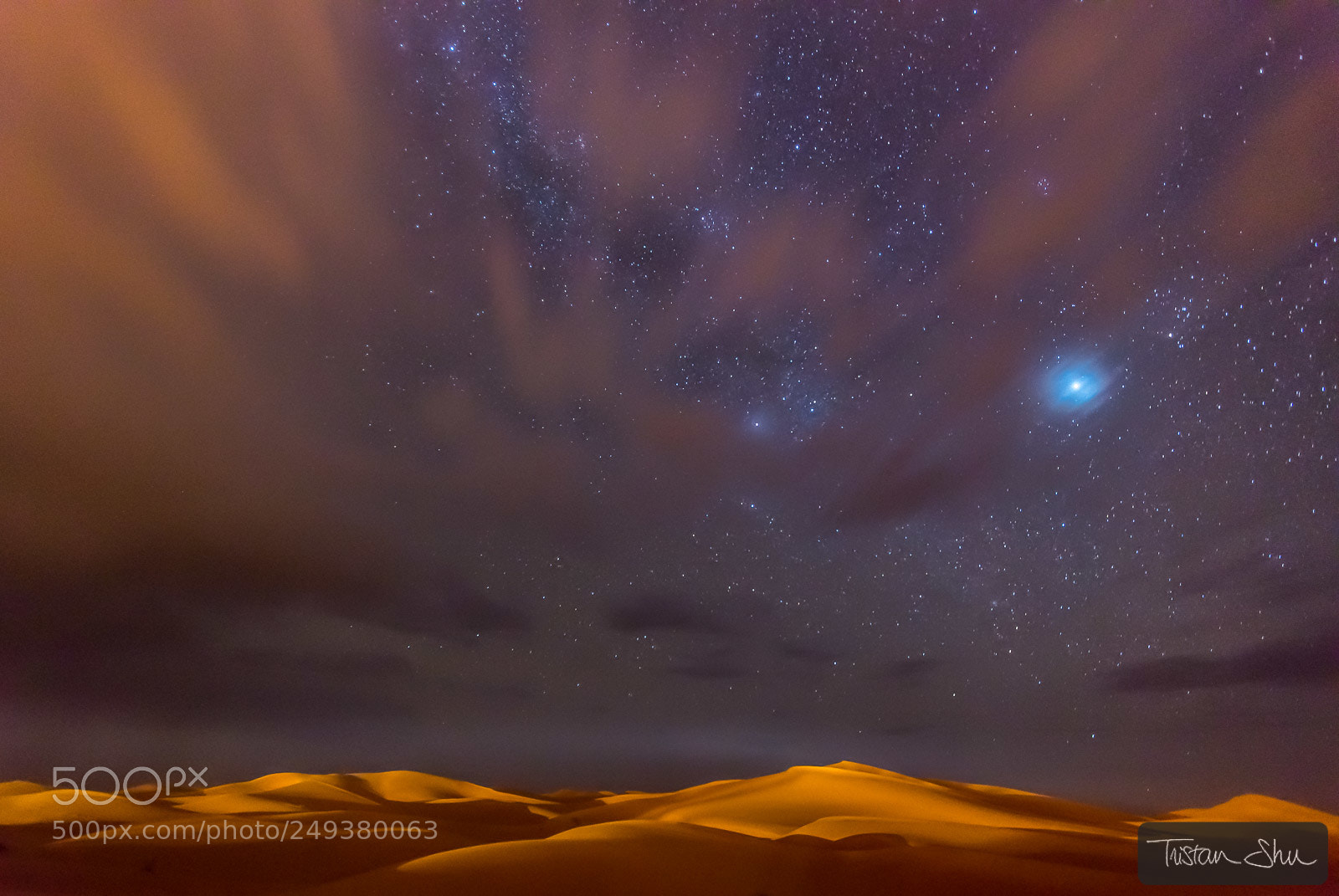 Nikon D800E sample photo. Stars, dunes and clouds photography
