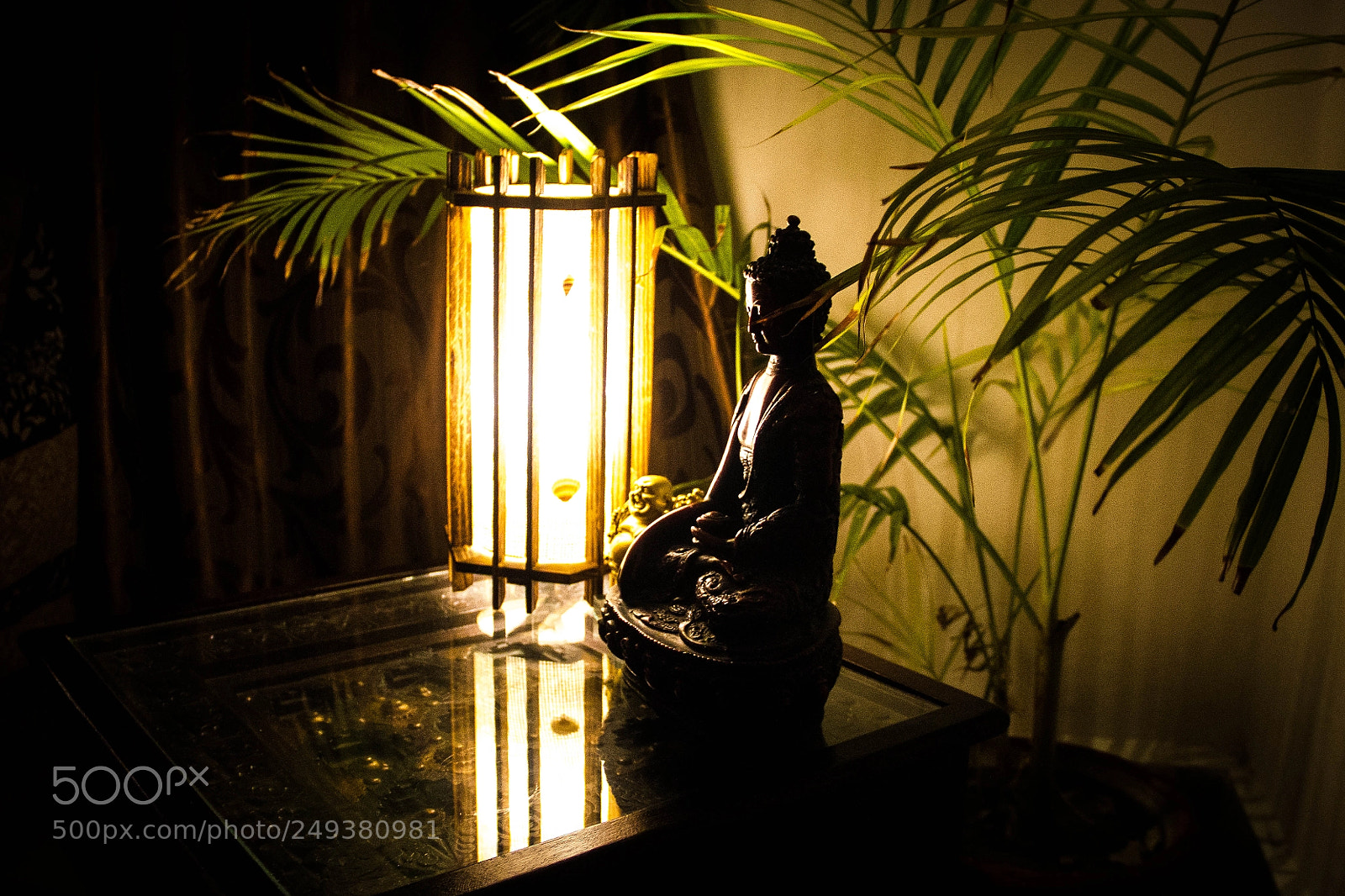 Canon EOS 550D (EOS Rebel T2i / EOS Kiss X4) sample photo. Buddha by the lamp photography
