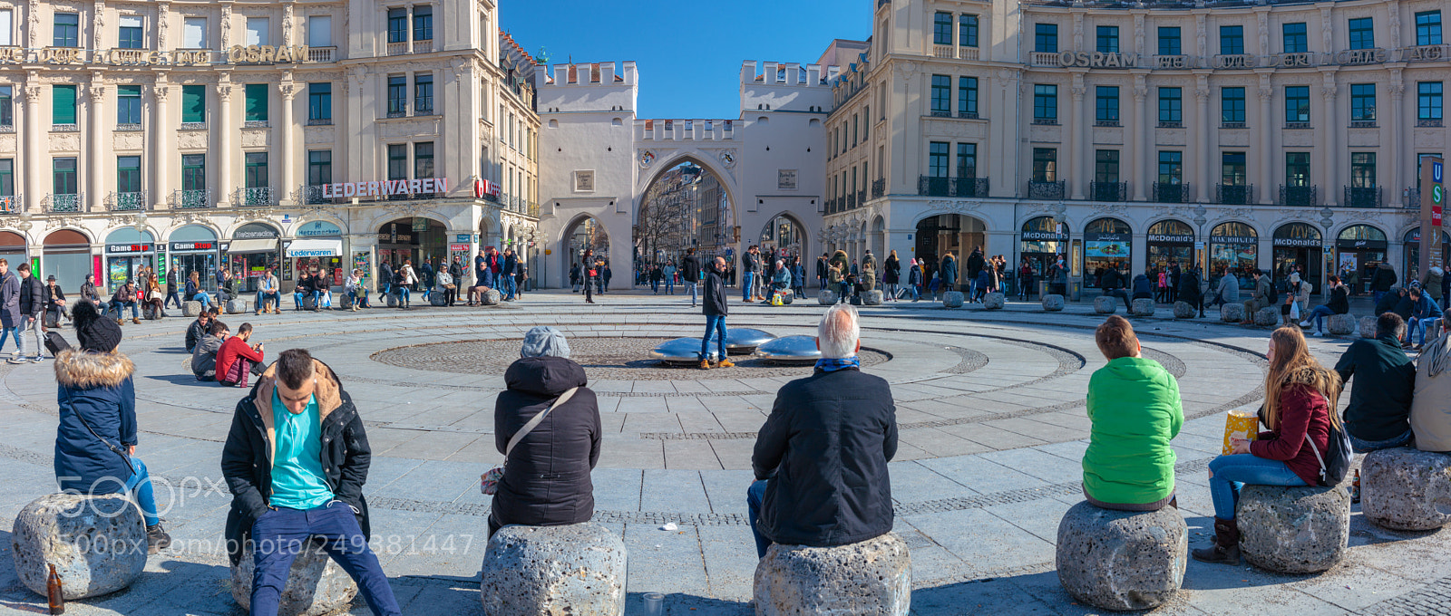 Canon EOS 5DS R sample photo. Karlsplatz munich photography