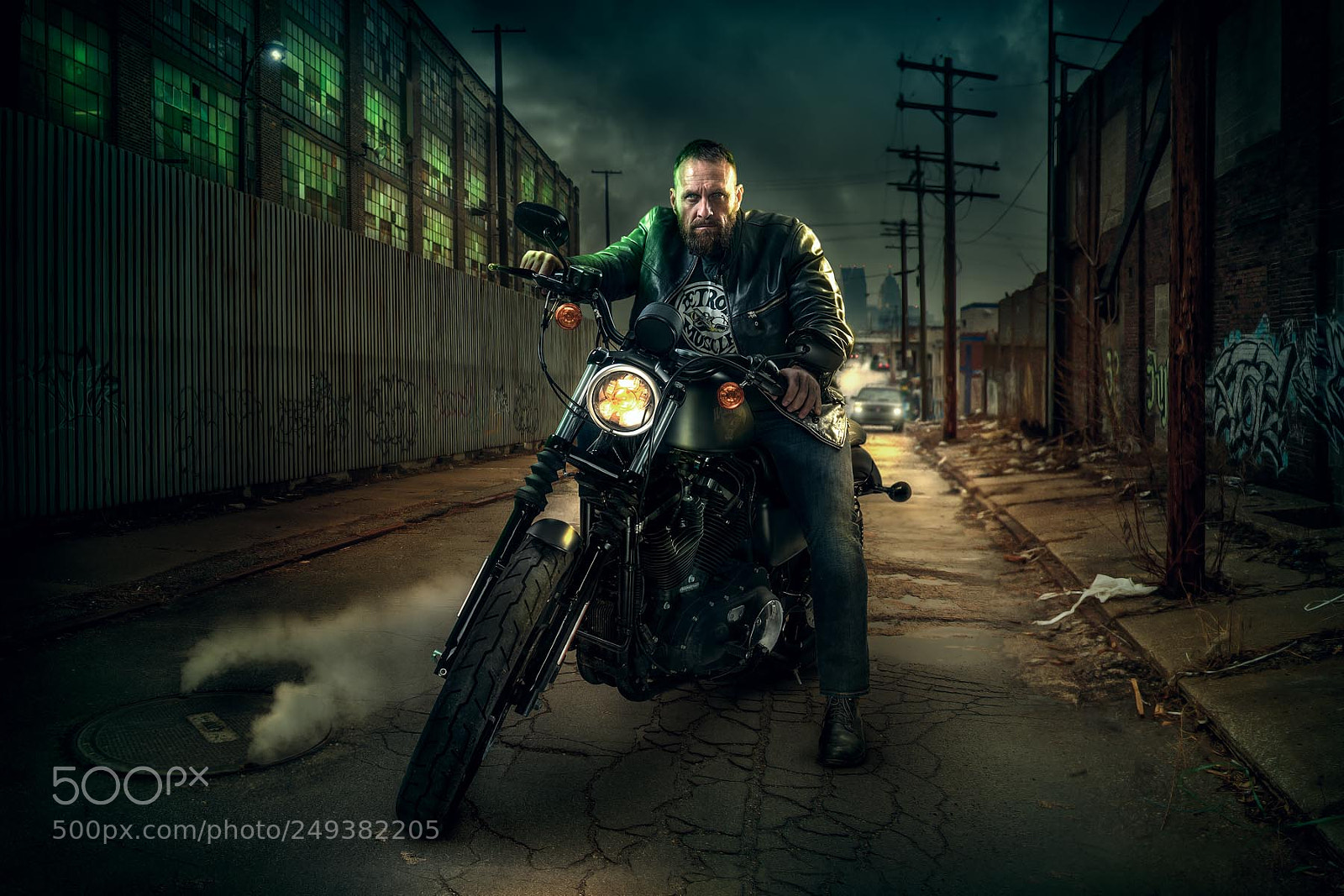 Canon EOS-1Ds Mark II sample photo. Night riders photography