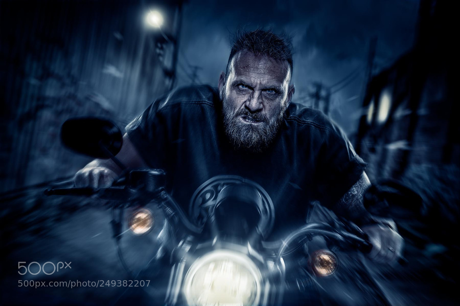 Canon EOS-1Ds Mark II sample photo. Night riders photography