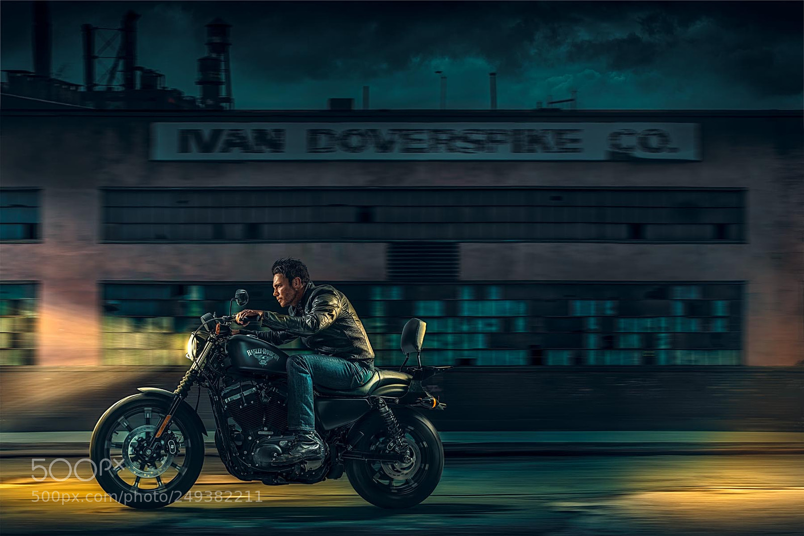 Canon EOS-1Ds Mark II sample photo. Night riders photography