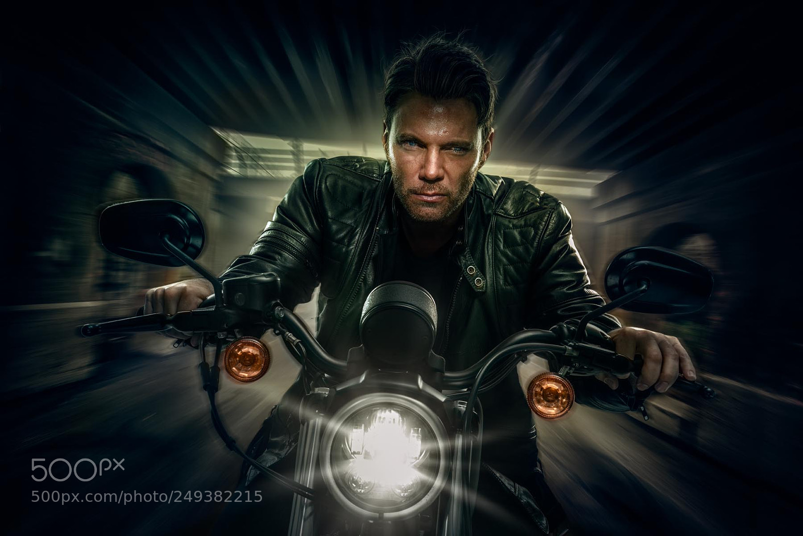 Sony a7R II sample photo. Night riders photography